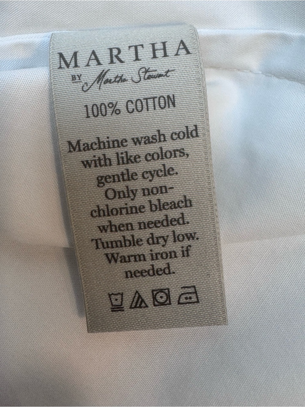 Martha Stewart Signature Woven Tunic Shirt in white nwt size medium - Picture 8 of 8